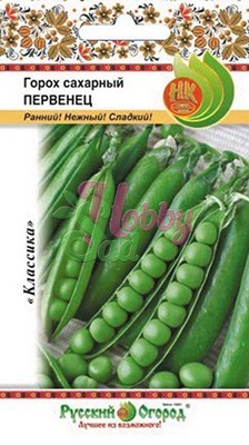 Горох Первенец сахарный (10 г) Русский Огород