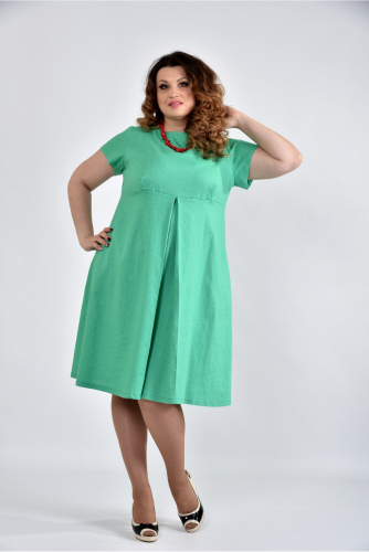 Зеленое платье 0507-1