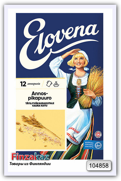 Каша овсяная elovena