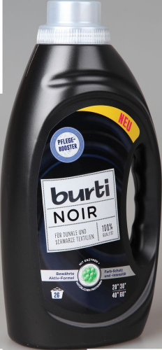 Жидкое средство для стирки Burti Noir для черного и темного белья, джинсовой одежды