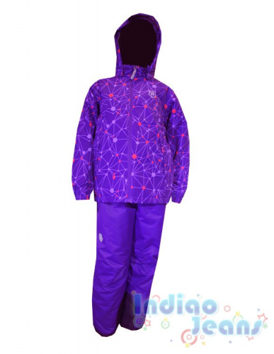 Яркий горнолыжный костюм, для девочек, Color Kids(Дания)