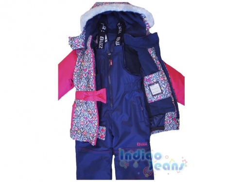  Комплект зимний(куртка+полукомбинезон) Blizz(Канада) для девочек, арт. 19WBL2114