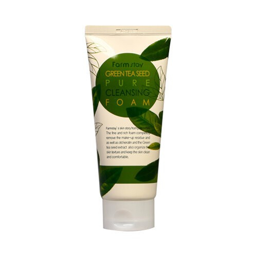 Пенка для умывания с экстрактом зеленого чая Green Tea Seed Pure Cleansing Foam 180мл