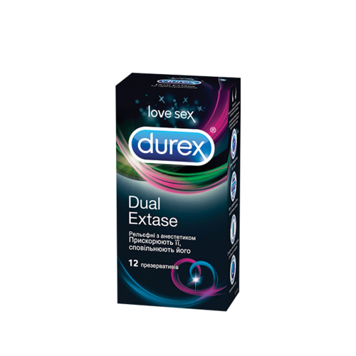 DUREX  DUAL EXTASE  12 шт.