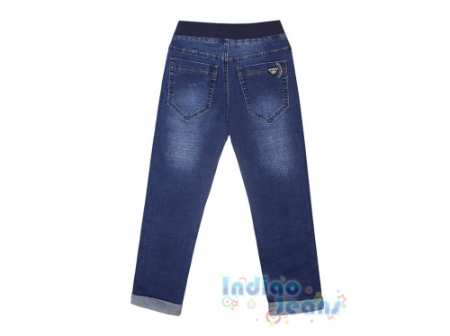 Стильные джинсы на резинке, для мальчиков, арт. М18002
