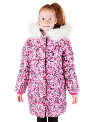 Утепленное пальто для девочки
