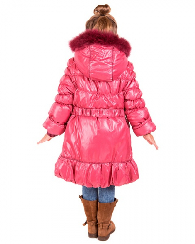 Утепленное пальто для девочки