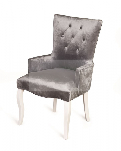 Кресло Викторрия (эмалль беллая  36 - голубовато-серый)