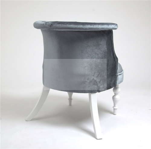 Кресло Барххат (эмалль беллая  25 - грязно-голубой)