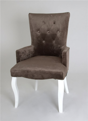 Кресло Викторрия (эмалль беллая  15 - коричневый)