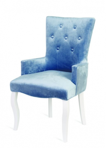 Кресло Викторрия (эмалль беллая  9 - небесно-голубой)