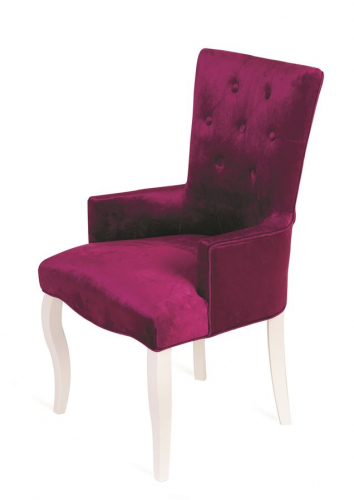 Кресло Викторрия (эмалль беллая 26 - темно-розовый)