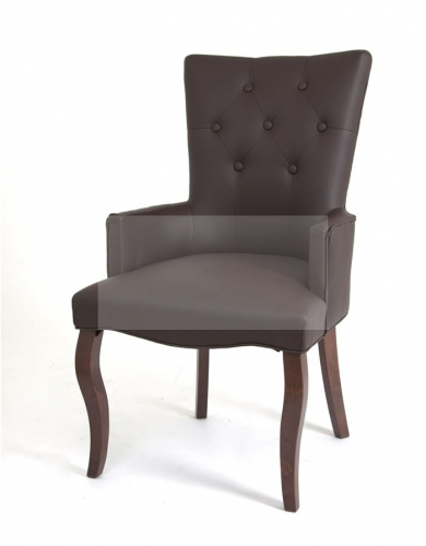 Кресло Викторрия (теммный ттон  кожзам 1 шоколад)
