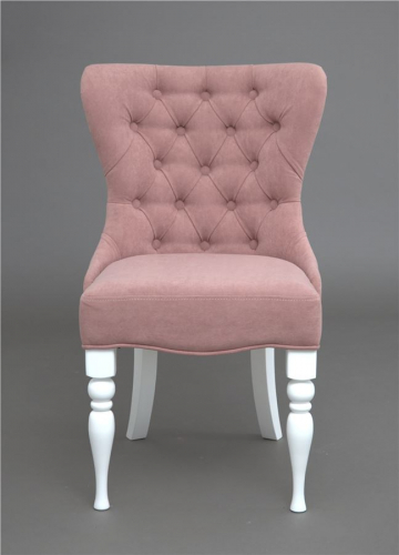 Кресло  Валльс (эмаль белая / RS12 - розовый)