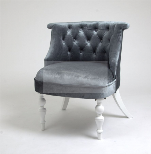 Кресло Барххат (эмалль беллая  25 - грязно-голубой)