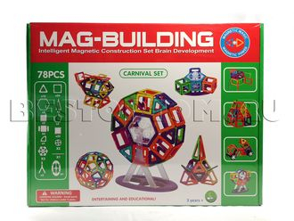 Магнитный конструктор Mag-Building оптом (78PCS, колесо обозрения)