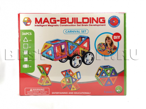 Магнитный конструктор Mag-Building оптом (36PCS)