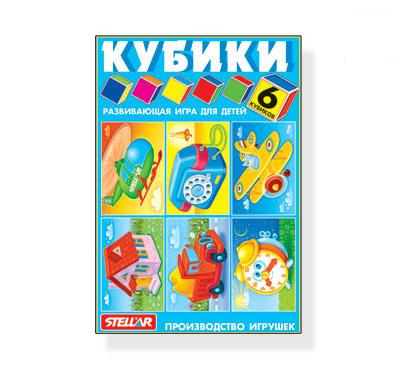 Кубики в картинках 6шт Любимые игрушки 00822 /32/ в Нижнем Новгороде