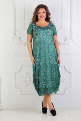 Платье зеленое 1963473