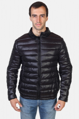 Демисезонная стеганая мужская куртка FOX (Израиль) - трендовая модель в городском полуспортивном стиле №500