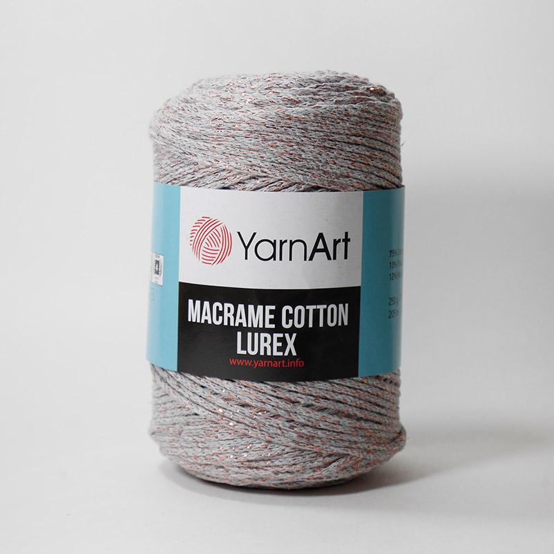 Пряжа коттон. Пряжа Macrame Cotton Lurex 727. Пряжа ЯРНАРТ Macrame Cotton. Пряжа YARNART Macrame Lurex. Пряжа Macrame Cotton Lurex 734.