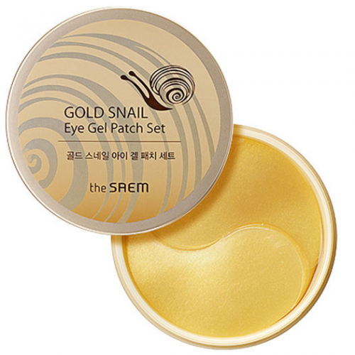 Набор патчей с экстрактом муцина улитки для для кожи вокруг глаз   Gold Snail Eye Gel Patch Set 60шт