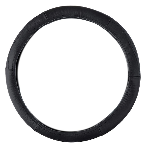 NEW GALAXY Оплетка руля, натуральная кожа + перфорированные вставки, цвет черный, размер M