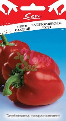 Перец Калифорнийское чудо сладкий (0,3 г) Русский Огород
