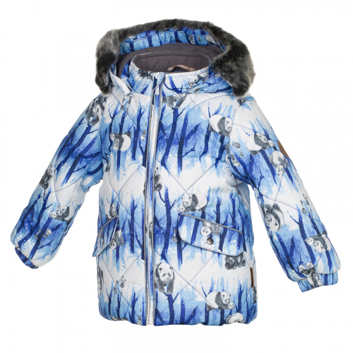 Куртка для малышей NEELY 1, синий с принтом 72335, размер 80