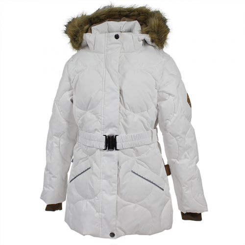 Куртка для девочек NOOMI, белый 60020, размер 116
