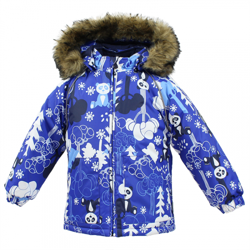 Куртка для малышей VIRGO, синий с принтом 73235, размер 80