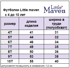 Футболка Little maven LM-ф183д (5 лет)