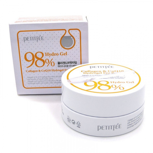 Petitfee Collagen & Co Q10 Hydrogel Eye Patch 60ea - Гидрогелевые патчи для глаз с коллагеном и Q10 60шт