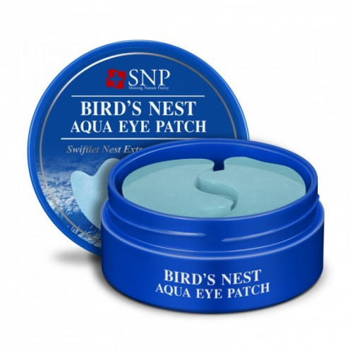 (New!) SNP Bird's Nest Aqua Eye Patch - Гидрогелевые патчи для кожи вокруг глаз с экстрактом ласточкиного гнезда 60шт