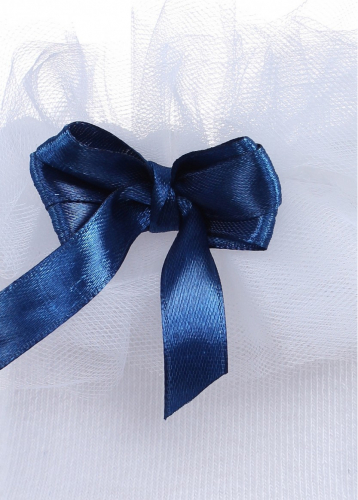 LARMINI Носки LR-S-RFAT-B-SL, цвет белый/темно-синий