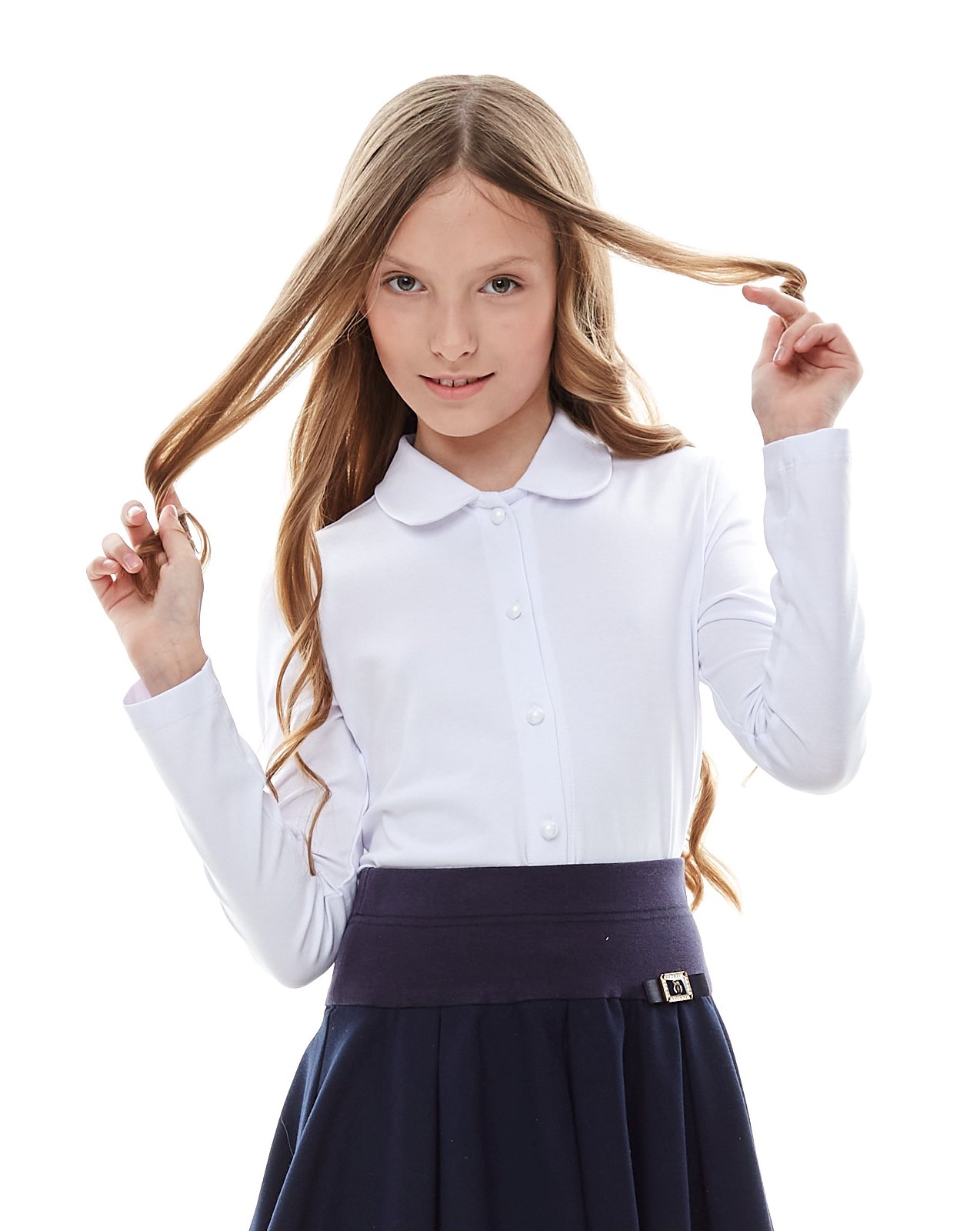 Блузка для девочки Цвет Экрю. Umka