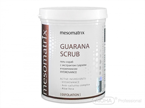 Гель-скраб с экстрактом гуараны и комплексом HYDROVANCE GUARANA SCRUB MESOMATRIX, 500 мл