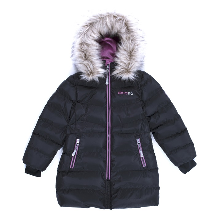 Пальто для девочки F 19 M 1252 (Black)