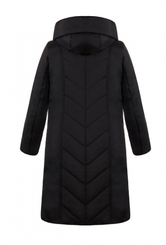 Куртка зимняя Виринея черная плащевка (синтепон 300) С 0339