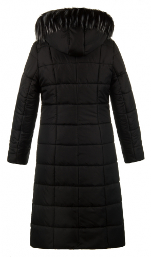 Куртка зимняя Бьерк черная  мех плащевка (синтепон 300) С 0177