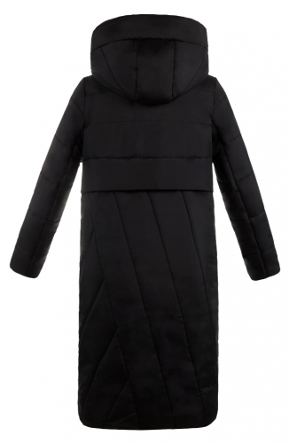 Куртка зимняя Злата черная плащевка (синтепон 300) С 0395