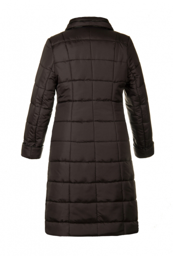 Куртка зимняя Дарси темно-коричневая плащевка (синтепон 300) С 0081