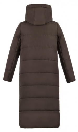 Куртка зимняя Галатея коричневая плащевка (синтепон 300) С 0207