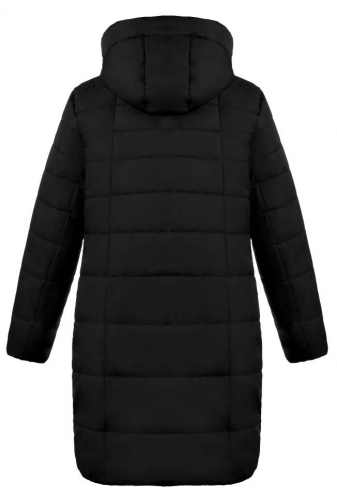 Куртка зимняя Анисия черная плащевка (синтепон 300) С 0379