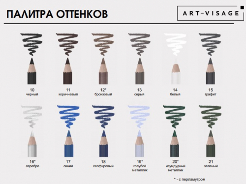 AV Карандаш для глаз Eye liner 10-21