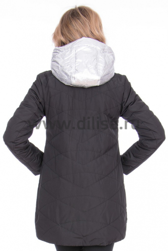 Куртка Visdeer 8525_Р (Черный/серебро 18-1)