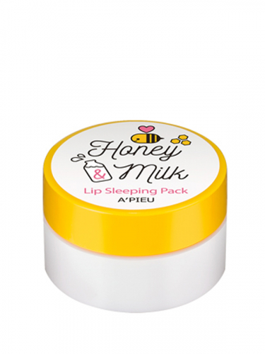 Ночная маска для губ с медом и молочными протеинами Honey & Milk Lip Sleeping Pack 6,7г