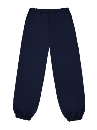 Теплые синие брюки для мальчика 75731-МО16