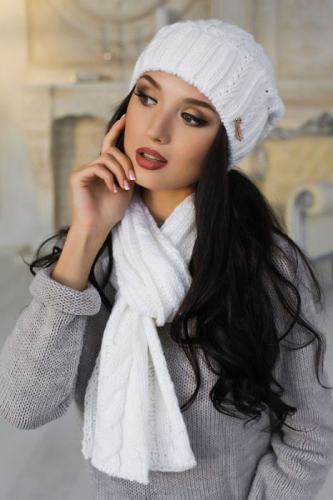 Комплект «Андорра» (шапка и шарф)
