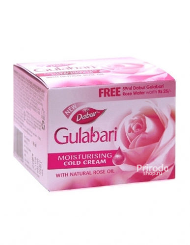 Крем для лица Гулабари Дабур с маслом розы, Dabur Gulabari Moisturising Cold Cream, 55 мл